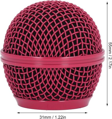 Mesh Grill for SM58 Microphones, Stainless Steel Microphone Head Replace, Mic Grille Replacement for SM58S SM58LC BETA58 BETA58A SA M30 SV100 UT2 PGX24 SLX4 (Gold) in Saudi Arabia