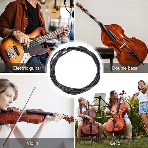 Guitar Shielded Wire, Shielded 1 Conductor Inner Circuit Hookup Connecting Wire Pickup Cable for Electric Guitar Bass (1 Meter) in Saudi Arabia