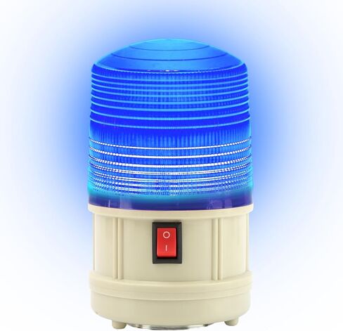 ضوء ستروب LED، أضواء مسرح دوارة 360 درجة، تأثير مرحلة DJ وامض لاسلكي LED ضوء تحذير مصباح تحذير مغناطيسي للطوارئ للحفلات المنزلية أو حافلة سيارة الشرطة (أحمر) in Saudi Arabia