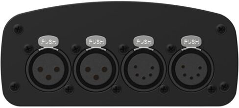 Enttec 70578 D-Split DMX 4 منافذ مقسم/معزل معزول (3/5-Pin) حزمة مع محول DMX 5 Pin(M) إلى 3 Pin(F) XLR وقماش تلميع الصوت السائل in Saudi Arabia