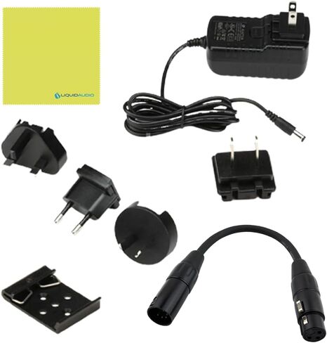 Enttec 70578 D-Split DMX 4 منافذ مقسم/معزل معزول (3/5-Pin) حزمة مع محول DMX 5 Pin(M) إلى 3 Pin(F) XLR وقماش تلميع الصوت السائل in Saudi Arabia