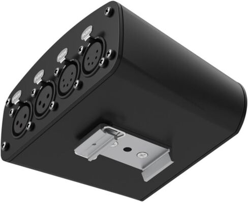 Enttec 70578 D-Split DMX 4 منافذ مقسم/معزل معزول (3/5-Pin) حزمة مع محول DMX 5 Pin(M) إلى 3 Pin(F) XLR وقماش تلميع الصوت السائل in Saudi Arabia