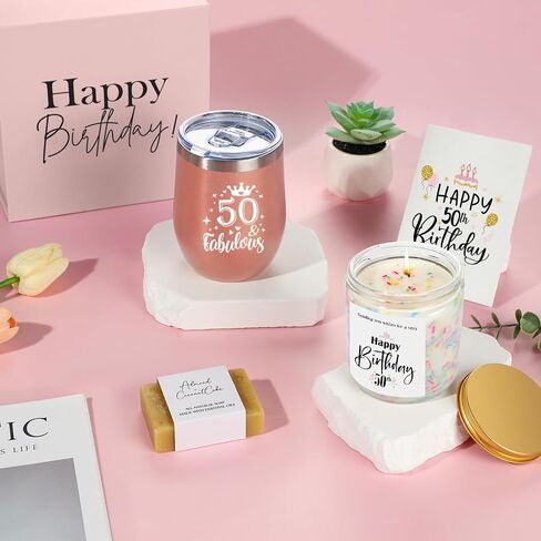 21st Birthday Gifts for Women, Happy 21st Birthday Basket Gifts, Vintage 2003 Engraved 21st tumbler, Funny 21st Gifts Box For Female Daughter Sister Girlfriend Coworker Bestie - Turning 21 Present in Saudi Arabia