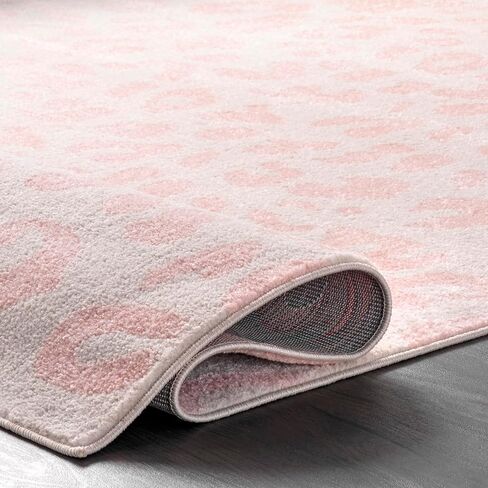 سجادة منطقة طباعة الفهد الحديثة من nuLOOM Annette، مقاس 7x9، بيج in Saudi Arabia