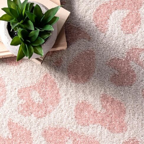 سجادة منطقة طباعة الفهد الحديثة من nuLOOM Annette، مقاس 7x9، بيج in Saudi Arabia