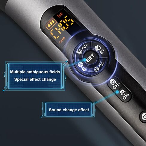 H1 Wireless Microphone, Professional Dynamic Mic System for Karaoke Singing, Wedding, DJ, Party, Speech, Church, Class Use.Rechargeable Receiver, 164 Ft, UHF Cordless Metal Microphone in Saudi Arabia