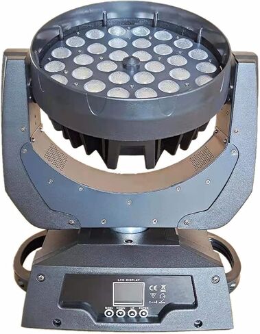JUNMAN 36x12 واط RGBW 4 في 1 Led التكبير تتحرك رئيس DJ ديسكو المرحلة غسل ضوء DMX512 16 قنوات تأثير الإضاءة in Kuwait