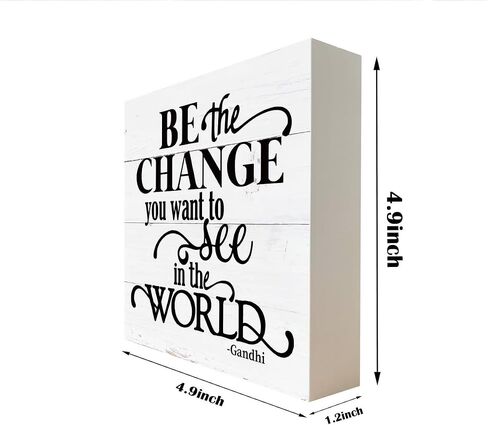 Inspirational Wood Signs, Wooden Box Sign Desk Decor, Mindset Sign, Faith Sign, Decorative Table Sign, Positive Home Decor, Cheer Up Gifts, Accept What is Let Go of What Was Have Faith in What Will Be in Saudi Arabia