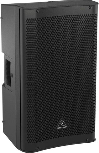 نظام سماعات Behringer DR112DSP Active بقدرة 1200 وات 12 بوصة، حزمة من قطعتين، حزمة مع كابل XLR ذكر إلى أنثى بطول 15 بوصة وكابل مساعد بطول 2 × 10 بوصة in Saudi Arabia