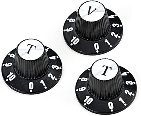 Black Guitar Knobs Electric Guitar Knob Guitar Volume Tone Knob Guitar Control Knob Fits Les Paul,Gibson,Stratocaster in Saudi Arabia