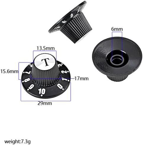 Black Guitar Knobs Electric Guitar Knob Guitar Volume Tone Knob Guitar Control Knob Fits Les Paul,Gibson,Stratocaster in Saudi Arabia