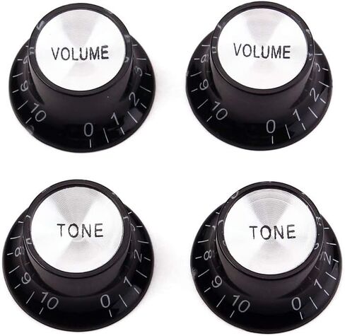 Black Guitar Knobs Electric Guitar Knob Guitar Volume Tone Knob Guitar Control Knob Fits Les Paul,Gibson,Stratocaster in Saudi Arabia