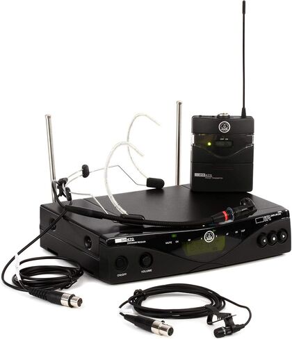 AKG Pro Audio WMS470 Vocal Set C5 Band 7 Wireless Handheld Microphone System with SR470 Stationary Receiver and HT470/D5 Handheld Transmitter in Kuwait