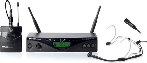 AKG Pro Audio WMS470 Vocal Set C5 Band 7 Wireless Handheld Microphone System with SR470 Stationary Receiver and HT470/D5 Handheld Transmitter in Kuwait