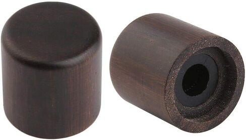 Dopro 2pcs Wood Knobs Tele Style Dome Knobs Wood Control Knobs Guitar Bass Wood Barrel Knobs Walnut Wood in Kuwait