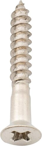 Musiclily Ultra 3.5x25mm Stainless Steel Flat Head Countersunk Mounting Screws for Electric Guitar or Bass Bridge, Nickel (Set of 6) in Saudi Arabia