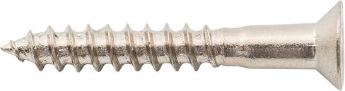 Musiclily Ultra 3.5x25mm Stainless Steel Flat Head Countersunk Mounting Screws for Electric Guitar or Bass Bridge, Nickel (Set of 6) in Saudi Arabia