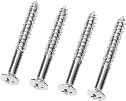 Banworks Electric Guitar Screws Neck Plate Mounting Screws 5mm (13/64") Neck Guard Screws Set for Squier Strat ST Tele Guitars Pack of 4 JT/LSD-02 Black in Kuwait