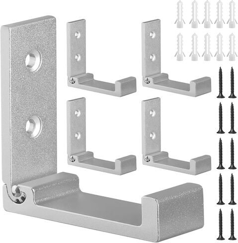 Folding Hook 5packWall Mounted Hook for Hanging Coats Bathroom Towel Hook Hardware Heavy Duty Aluminum Alloy Closet Hook Foldable Headphone Holder Hook in Saudi Arabia