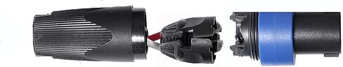 2 Pack 100ft Pro Speakon to Speakon Cable, Pair 12AWG Patch Cords, Professional Speakon Audio Cable Cord with NL4FC Connectors in Saudi Arabia