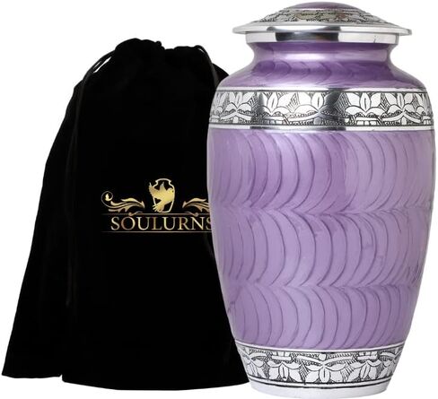 SOULURNS - Ocean Cosmic Abstract Marble & Blue Cremation Urns for Human Ashes Burial Funeral Memorial Urns for Ashes Fits 200 Lbs in Saudi Arabia