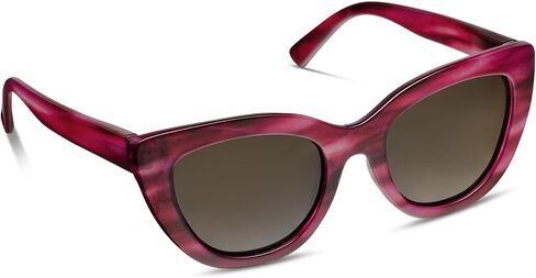 Peepers by PeeperSpecs Women's Capri Polarized Sunglasses Cat Eye, Pink Botanico, No Correction in Saudi Arabia