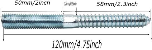16pcsGalvanized Double-Ended Teeth tip Tail Furniture self-Tapping Screw Inner Plum Double-Ended Tooth Screw in Saudi Arabia