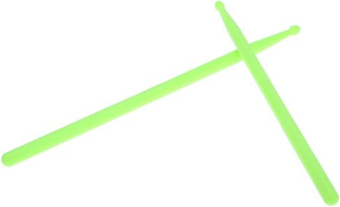 زوج من ملحقات أعواد الطبل، زوج من أعواد الطبل 5A من النايلون مناسب لجميع الطبول، أخضر خفيف الوزن احترافي in Kuwait