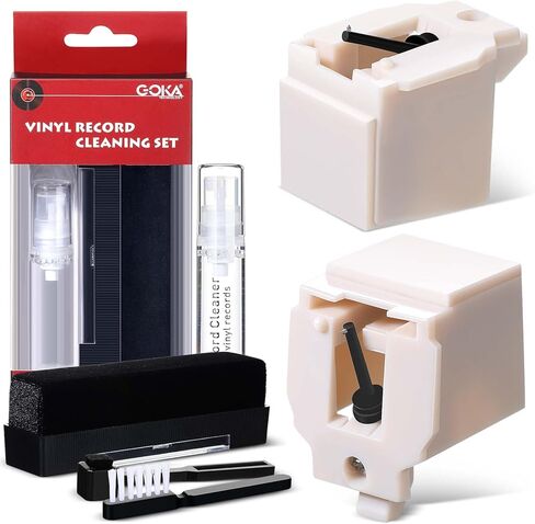 2 Pack ATN3600L Diamond Record Player Needles with Complete 4 in 1 Vinyl Record Cleaning Kits, Compatible with Audio-Technica AT-LP60X, AT-LP60XBT, and AT-LP60XBT-USB Vinyl Record Player in Saudi Arabia