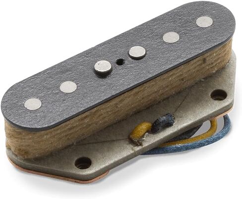 Seymour Duncan Brad Paisley's La Brea Bridge T-style Single Coil Pickup, Black Telecaster Pickup Bundle with 12x Fender Guitar Picks and Liquid Audio Polishing Cloth in Saudi Arabia