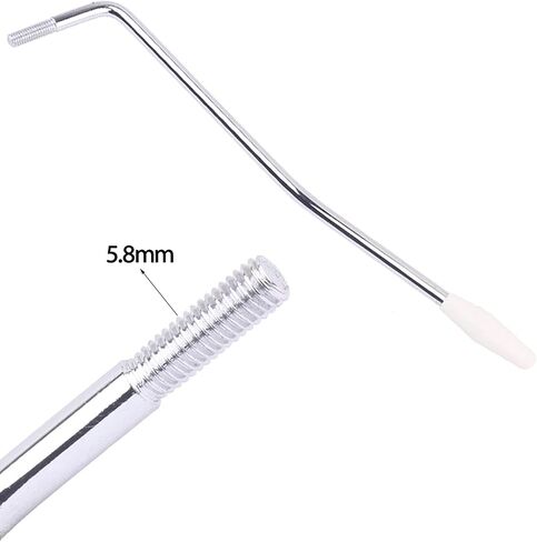 52.5mm Guitar Stratocaster Tremolo Bridge Set for Fender Strat Squier Electric Guitar Replacement, Chrome in Saudi Arabia