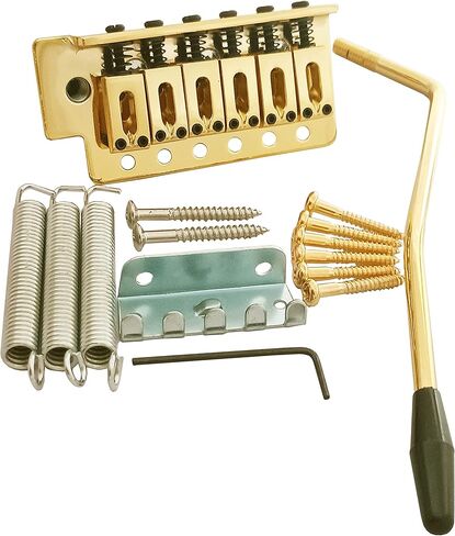 مجموعة جيتار ستراتوكاستر تريمولو 52.5 ملم لاستبدال الجيتار الكهربائي فندر سترات سكوير، كروم in Kuwait