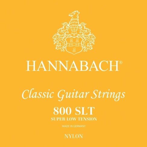Hannabach 652387 Series 800 Silver Plated High Tension String Set for Classic Guitar - Blue in Saudi Arabia