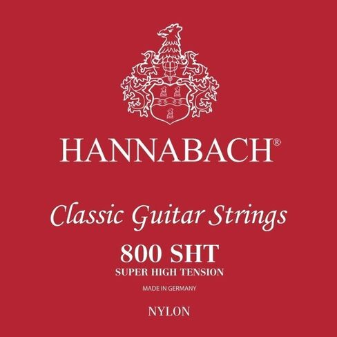 Hannabach 652387 Series 800 Silver Plated High Tension String Set for Classic Guitar - Blue in Saudi Arabia