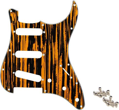 11 فتحة Strat Pickguard لـ 3 التقاطات ذات ملف واحد لوحة خدش للحاجز الولايات المتحدة الأمريكية/المكسيكية الصنع القياسية الأمريكية ستراتوكاستر باللون الأبيض in Saudi Arabia