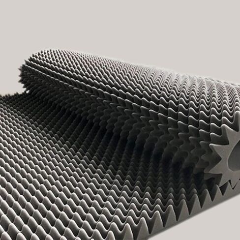 2 pcs, 48x24x2 inches acoustic foam panels Egg Crate Foam Padding sound proof panels for walls Soundproof Foam Studio Acoustic Treatment Studio Foam panels Soundproofing Used to Absorb Echoes in Saudi Arabia