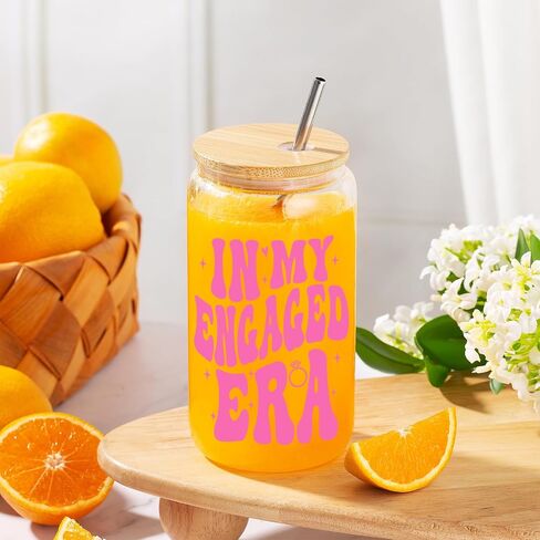 Bridal Shower Gifts for Bride - Bachelorette Gifts for Bride to Be - Wedding Engagement Gifts for Her - Birthday Anniversary Christmas Gifts for women Wife Girlfriend Couple In My Wifey Era Glass Cup in Saudi Arabia