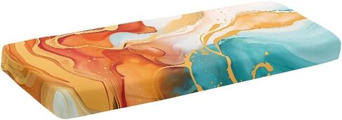 Colorful Marble Keyboard Piano Cover Waterproof Stain Resistant Digital/Electric Piano Cover Dust Cover Piano Keyboard Accessories Fits Keyboards 61-88 Keys in Saudi Arabia