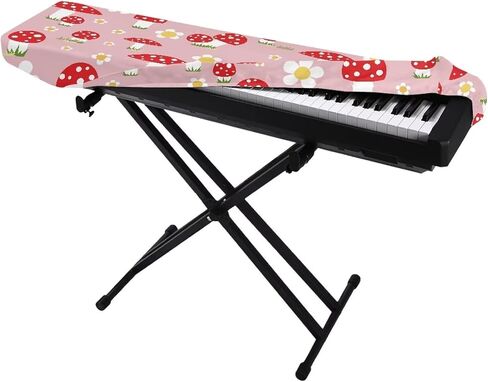 Colorful Marble Keyboard Piano Cover Waterproof Stain Resistant Digital/Electric Piano Cover Dust Cover Piano Keyboard Accessories Fits Keyboards 61-88 Keys in Saudi Arabia