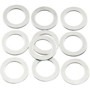 Musiclily Pro M9 Metric Guitar Pots Hex Nuts and Flat Washers Set for Metric Potentiometers and Jacks (Set of 10)