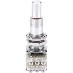Bass Guitar Potentiometer Dual Pots Stacked Concentric Potentiometer Volume Tone Pots with Center Locator Musical Instrument Accessories