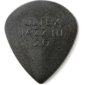 Dunlop Ultex Jazz III Black 2.0mm Player's Pack 3 Pack (18) Bundle