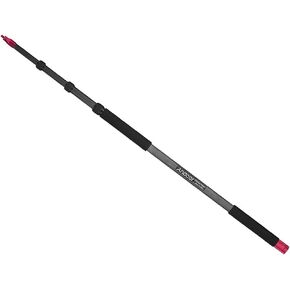 Andoer MK-3000 9.8ft Lightweight Carbon Fiber Mic Microphone Boom Holder Arm Pole Extension Mount Stand for Canon Nikon Sony DSLR Camera Camcorder Photography Sound Recording Interview Filming
