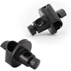 2 Pack Boom Arm Mount Cross Bar Connector Clip Adapter OD 15mm 3/5inch Pole Rotating Joint for Microphone Stand Tripod Horizontal Crossbar Camera Phone Mic Holder DSLR Axis Arms