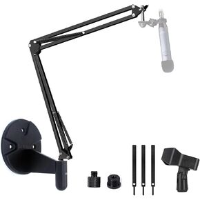 EMBER XLR Microphone Wall Mount, Mic Stand Arm Holder compatible with Blue Ember and Yeti Nano Microphone