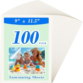 HORLIMER 100 Pack 11x17 Laminating Sheets, Clear Thermal Laminating Pouches 11.5 x 17.5 for Laminator, 3 Mil