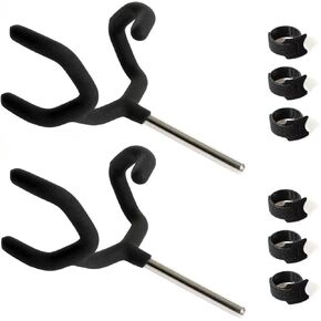 2Pack Microphone Boom Pole Support Holder/Audio Boom Cradle Mount for C-Stands and Mic Stands,Non-Slip Matte Boom Cradle Mount for Mic and Audio Equipment Fits Grip Head