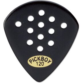 Pickboy Pos-a-Grip, Jazz, Black, Cellulose, 1.20mm, 10 picks