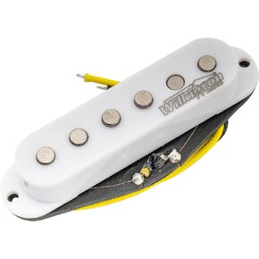 Wilkinson Vintage 60's Staggered Alnico 5 Single Coil Middle Pickup for Strat Style Electric Guitar, Black