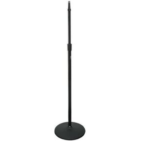 ATLAS SOUND MS20E Heavy Duty Microphone Stand, Iron Base, Black